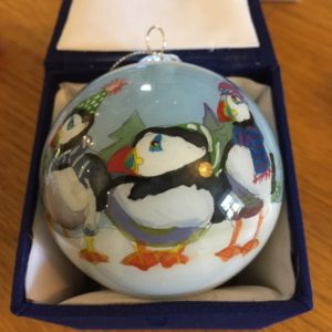 Puffin Christmas Bauble