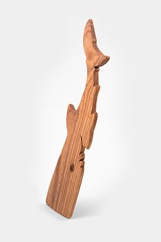 Wooden Basting Shark Spatula