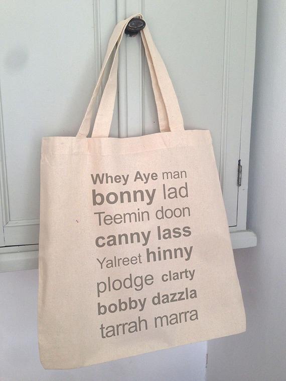 Letterjoy Geordie Words Bag