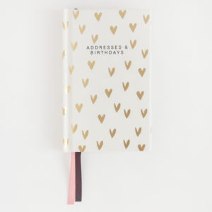 Scattered Hearts Address Book by Caroline Gardner