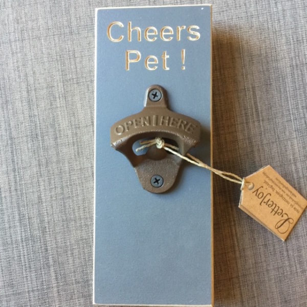 cheers pet bottle opener